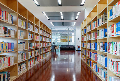 圖書館大場(chǎng)景虛化